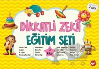 Dikkatli Zeka Eğitim Seti 3. Kitap – Neşe Duran – Beyaz Balina Yayınları kitap kapağı