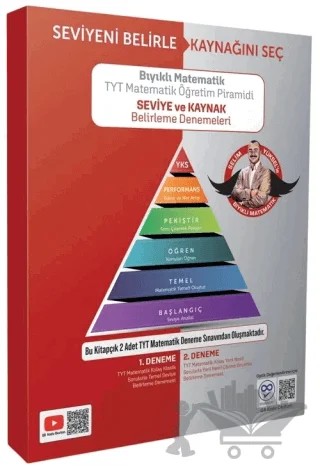 YKS TYT Bıyıklı Matematik 2 Deneme Çözümlü – Selim Yüksel – Paraf Akademi kitap kapağı