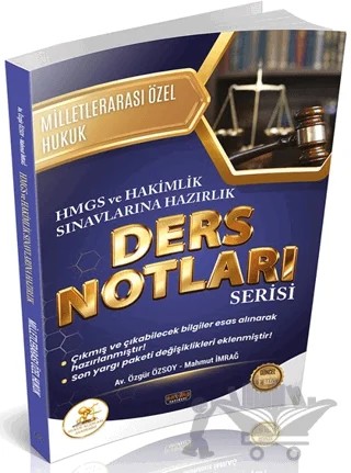 HUKAL HMGS - Hakimlik Milletlerarası Özel Hukuk Ders Notları – Özgür Özsoy, Mahmut İmrağ – Savaş Yayınevi kitap kapağı