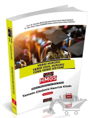 HMGS Vergi Hukuku Vergi Usul Hukuku TVS Tamamı Çözümlü Hazırlık – Nurettin Bilici, Tuğçe Akdemir – Savaş Yayınevi kitap kapağı