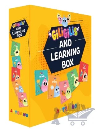 Giligilis and Learning Box - İngilizce Eğitici Mini Karton Kitap Serisi – Kolektif – Artenino Yayıncılık kitap kapağı