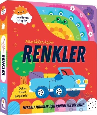 Meraklı Minikler İçin Dokun Hisset - Renkler – Kolektif – İndigo Çocuk kitap kapağı
