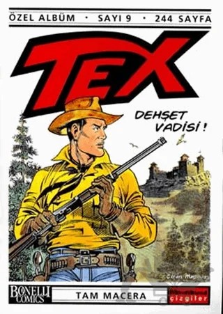Tex Özel Albüm Sayı: 9 Dehşet Vadisi – Claudıo Nizzi – Oğlak Yayıncılık kitap kapağı