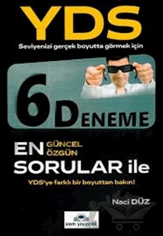 YDS 6 Deneme Sınavı – Naci Düz – İrem Yayıncılık kitap kapağı