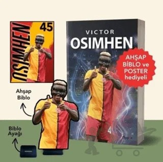 Victor Osimhen - Biblo ve Poster Hediyeli! – Kerem Tek – Flipper Yayıncılık kitap kapağı