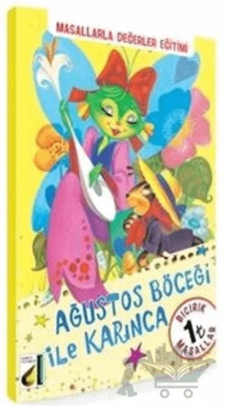 Ağustos Böceği ile Karınca - Bıcırık Masallar – Kolektif – Genç Damla Yayınevi kitap kapağı