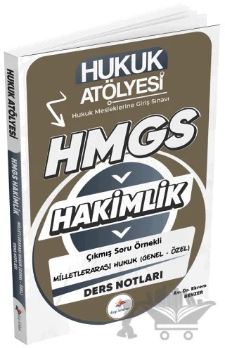 Hukuk Atölyesi HMGS Hakimlik Milletlerarası Hukuku Ders Notları – Ekrem Benzer – Dizgi Kitap kitap kapağı