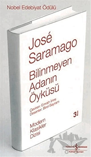Bilinmeyen Adanın Öyküsü – Jose Saramago – İş Bankası Kültür Yayınları kitap kapağı