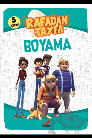 Rafadan Tayfa Boyama Seti (5 Kitap Takım) – Kolektif – Erdem Çocuk kitap kapağı
