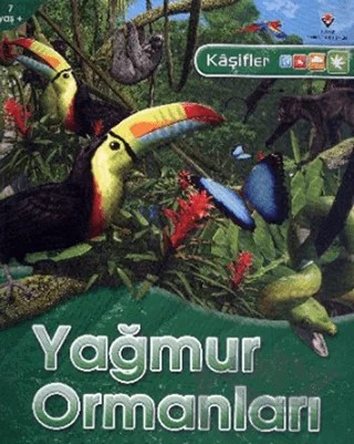 Kaşifler Yağmur Ormanlarında – Anita Ganeri – TÜBİTAK Yayınları kitap kapağı