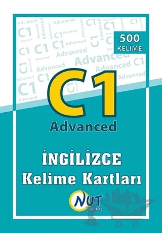 C1 Advanced İngilizce Kelime Kartları – Çağla Büyükkoç – Nut Publishing kitap kapağı