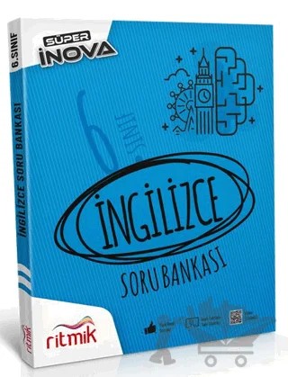 6. Sınıf İngilizce - Süper İnova Soru Bankası – Kolektif – Ritmik Yayınları kitap kapağı