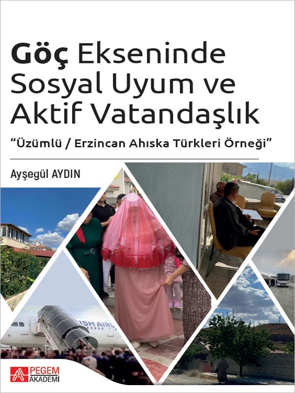 Göç Ekseninde Sosyal Uyum ve Aktif Vatandaşlık – Pegem Akademi Yayıncılık kitap kapağı