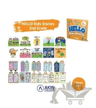 Hello Kids Stories 2nd Grade – Bilge Bağcı – Akın Dil Eğitim kitap kapağı