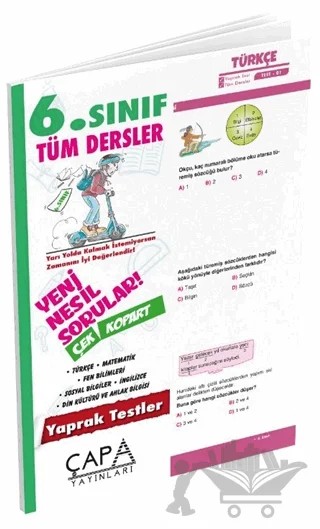6. Sınıf Tüm Dersler Yaprak Test – Kolektif – Çapa Yayınları kitap kapağı