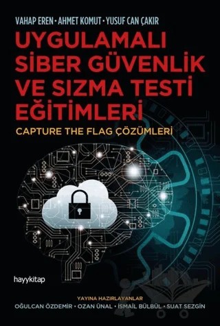 Uygulamalı Siber Güvenlik ve Sızma Testi Eğitimleri – Ahmet Komut, Vahap Eren, Yusuf Can Çakır – Hayykitap kitap kapağı