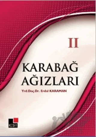 Karabağ Ağızları 2 – Erdal Karaman – Kesit Yayınları kitap kapağı