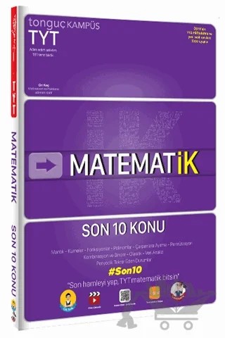 TYT Matematik Son 10 Konu Soru Bankası – Kolektif – Tonguç Akademi kitap kapağı