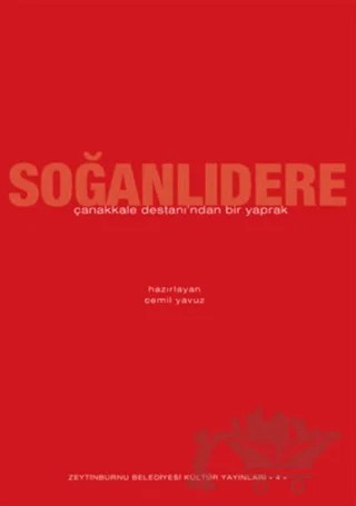 Soğanlıdere – Cemil Yavuz – Zeytinburnu Belediyesi Kültür Yayınları kitap kapağı