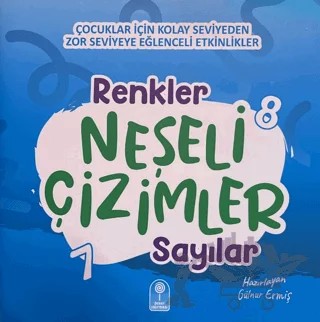 Neşeli Çizimler: Renkler Sayılar – Gülnur Ermiş – Şeker Fabrikası kitap kapağı