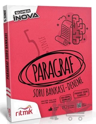 5. Sınıf - Paragraf - Süper İnova Soru Bankası – Kolektif – Ritmik Yayınları kitap kapağı