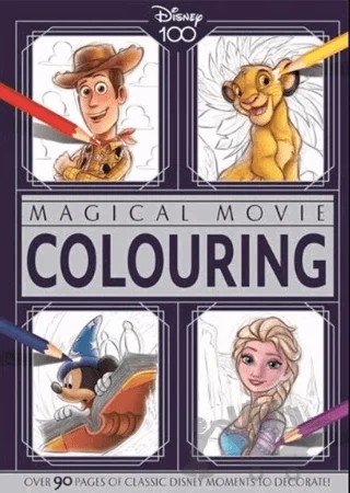 Disney D100: Magical Movie Colouring – Kolektif – Autumn Publishing kitap kapağı