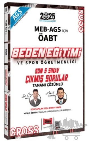 Yargı Yayınları 2025 MEB AGS ÖABT Beden Eğitimi ve Spor Öğretmenliği Son 5 Sınav Çıkmış Sorular – Can Nakip – Yargı Yayınevi kitap kapağı