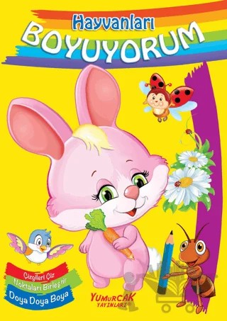 Hayvanları Boyuyorum – Kolektif – Yumurcak Yayınları kitap kapağı