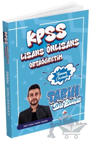 2026 KPSS Tarih Tamamı Çözümlü Soru Bankası – Zeki Tuğa – Dizgi Kitap kitap kapağı