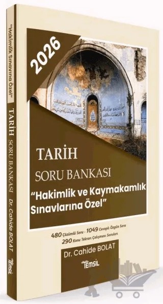 2026 Hakimlik Kaymakamlık Tarih Soru Bankası – Cahide Bolat – Temsil Kitap kitap kapağı