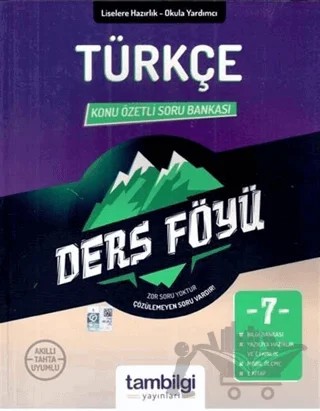 7. Sınıf Türkçe Konu Özetli Soru Bankası – Kolektif – Tambilgi Yayınları kitap kapağı