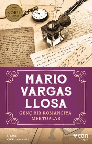 Genç Bir Romancıya Mektuplar – Mario Vargas Llosa – Can Yayınları kitap kapağı