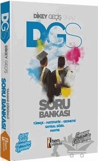 2019 DGS Tamamı Çözümlü Soru Bankası – Kolektif – İSEM Yayıncılık kitap kapağı