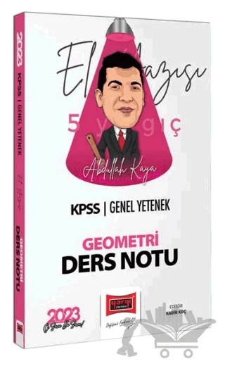 Yargı Yayınları 2023 KPSS Genel Yetenek Son Düzlük El Yazısı İle Geometri Ders Notu – Abdullah Kaya – Yargı Yayınevi kitap kapağı