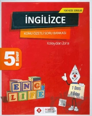 5. Sınıf İngilizce Konu Özetli Soru Bankası – Kolektif – Sonuç Yayınları kitap kapağı