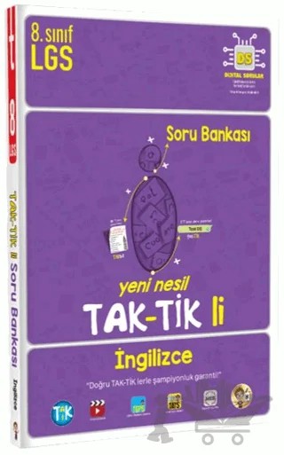 8. Sınıf İngilizce Taktikli Soru Bankası – Kolektif – Tonguç Akademi kitap kapağı
