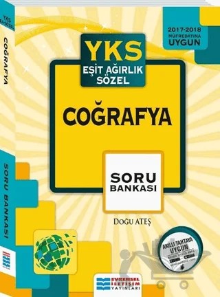 YKS Coğrafya Soru Bankası-Eşit Ağırlık Sözel – Kolektif – Evrensel İletişim Yayınları kitap kapağı