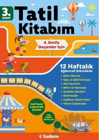 3. Sınıf Tatil Kitabım – Kolektif – Tudem Yayınları kitap kapağı