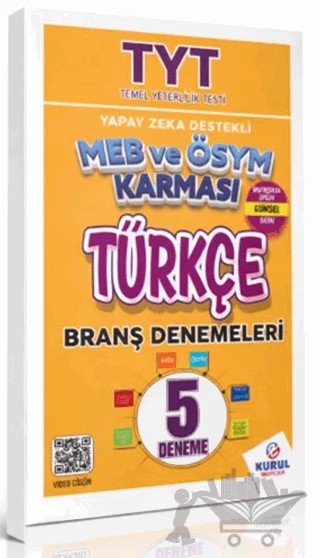 TYT Yapay Zeka Destekli MEB ve ÖSYM Karması Türkçe 5’li Branş Denemeleri – Kolektif – Kurul Yayıncılık kitap kapağı