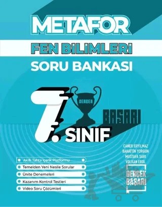 Metafor 7. Fen Bilimleri Soru Bankası – Kolektif – Gerçek Başarı Yayınları kitap kapağı