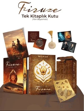 Firuze 1: Kehribar Ateşi – Tek Kitaplık Kutu Yan Boyamalı – Mehsa – Ephesus Yayınları kitap kapağı