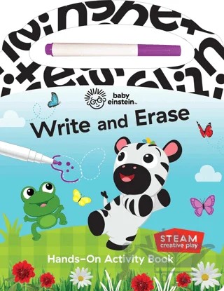 Baby Einstein: Write and Erase Hands-On Activity Book – Kolektif – Pi Kids kitap kapağı