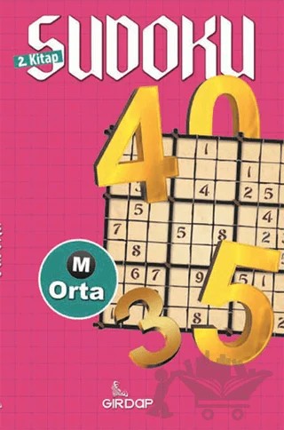 Sudoku 2. Kitap - Orta – Salim Toprak – Girdap Kitap kitap kapağı