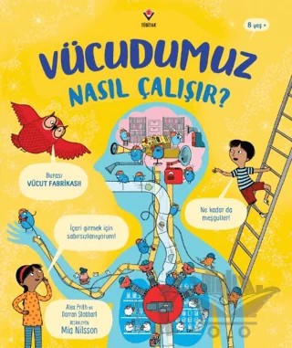 Vücudumuz Nasıl Çalışır? – Alex Frith, Darran Stobbart – TÜBİTAK Yayınları kitap kapağı