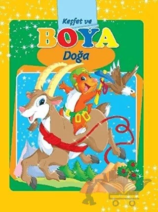 Keşfet ve Boya - Doğa – Kolektif – Parıltı Yayınları kitap kapağı