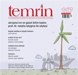 Temrin Düşünce ve Edebiyat Dergisi Sayı: 117 Temmuz 2021 – Temrin Dergisi kitap kapağı
