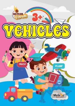 Vehicles Türkçe-İngilizce Boyama Kitabı – Kolektif – Meteor Yayınevi kitap kapağı