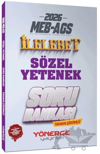 2027 MEB-AGS Sözel Yetenek İlelebet Soru Bankası – Kolektif – Yönerge Yayınları kitap kapağı
