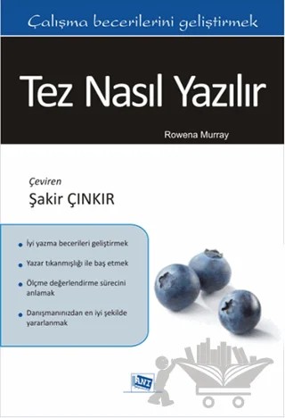 Tez Nasıl Yazılır? – Rowena Murray – Anı Yayıncılık kitap kapağı