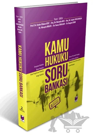 Kamu Hukuku Soru Bankası – Hüseyin Bilgin, Ender Ethem Atay, Begüm İsbir, Seçkin Yavuzdoğan, Mustafa Avcı, Yunus Eraslan – Adalet Yayınevi kitap kapağı